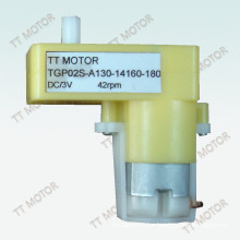 TGP plastic gearbox plus A130 permanent magnet DC motor TGP02S-A130